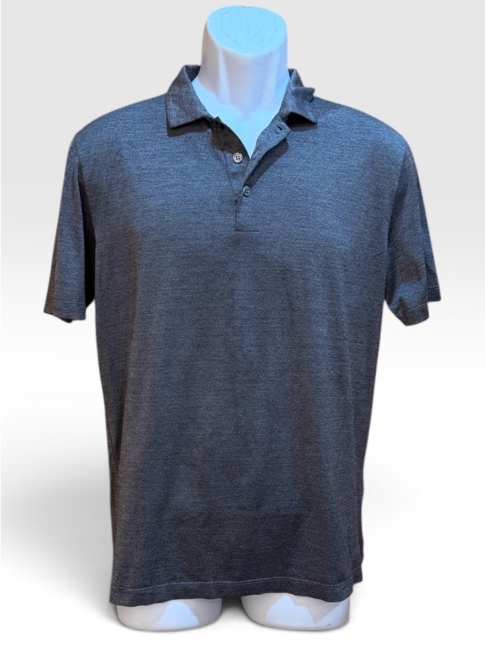Canali Men’s Cotton Short Sleeve Polo Shirt Size Medium Made In Italy!🇮🇹